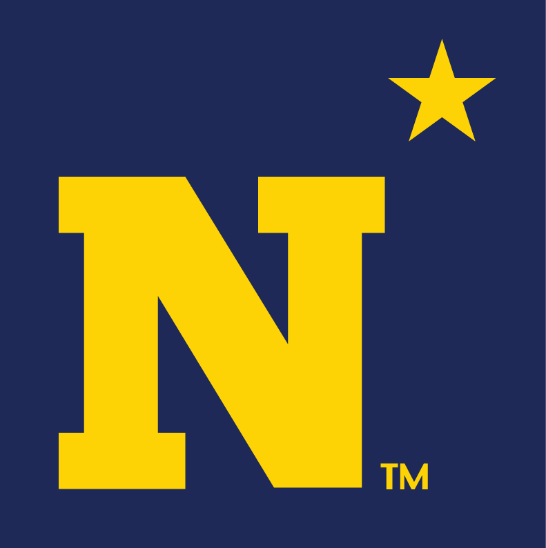 Navy Midshipmen 1942-Pres Alternate Logo v2 diy fabric transfer